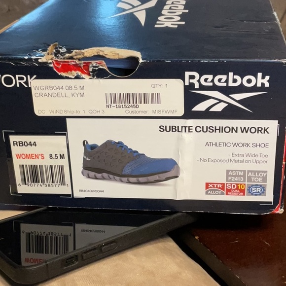 Reebok Work Sublite Cushion Athletic Work Shoe - NWT - Picture 7 of 8